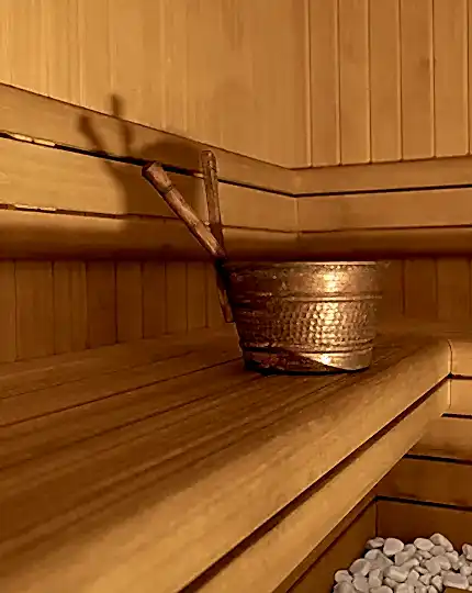 Authentic marble interior of Ametyhst Turkish Bath's traditional hammam in Bakı.